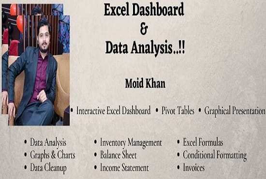 design excel dashboard, pivot,graphs, data entry in 24 hours