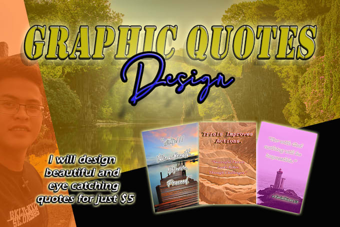 Create beautiful and creative graphic quotes design by Geraldcoritana ...