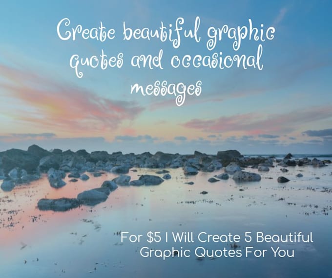 Create beautiful eye catching quotes and messages design by Bibiea334
