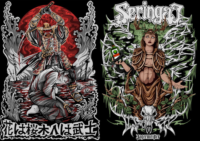 create t shirt design illustration