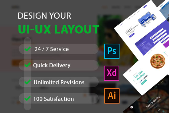 design your UI UX layout
