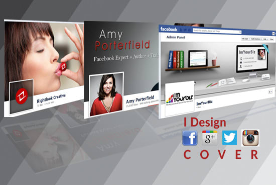 design eye catching facebook cover or banner