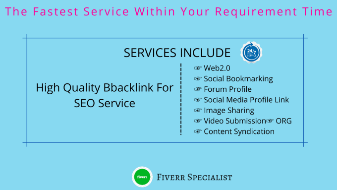 Backlink Service Provider