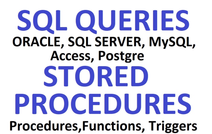 Write sql query for oracle, sql server mysql, ms access by ...