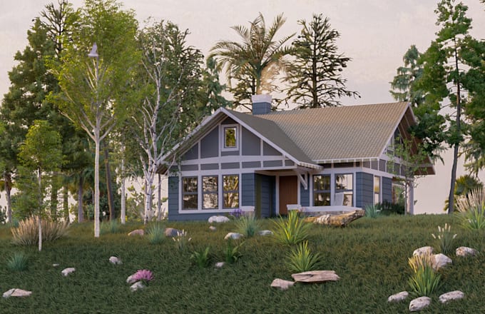 do 3d modeling for house, apartment and buildings