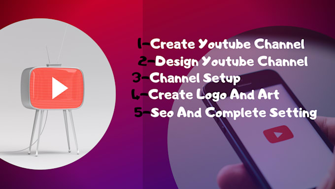 create, setup, design killer youtube channel in 24 hours