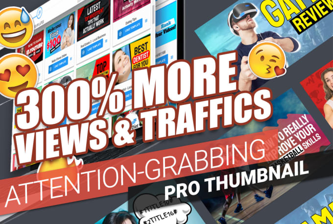 Create attention grabbing youtube thumbnails for your video by Emicrone ...