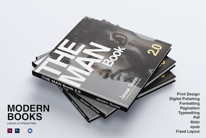 design books and ebook interior layout design and typesetting