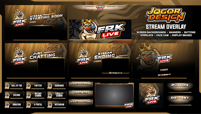 create overlay panels alerts and facecam