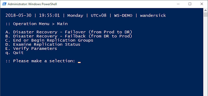 automate failover of storage or servers