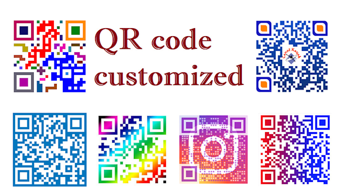 Create professional and stunning colorful qr codes by Sbn_307 | Fiverr