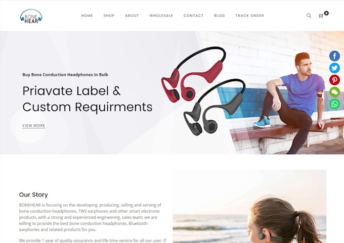 create professional shopify store