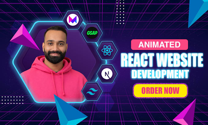 be your react website and next js developer