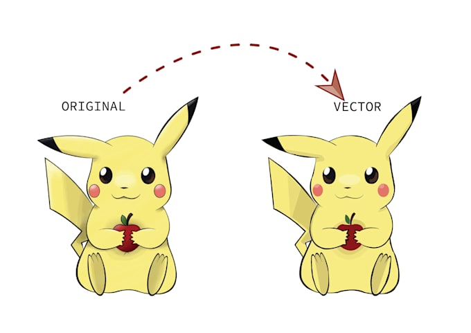 transform images, logo, tattoo, icons, text etc into vectors