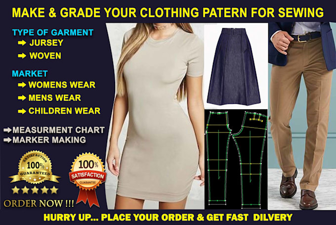 make digital sewing patterns for clothing