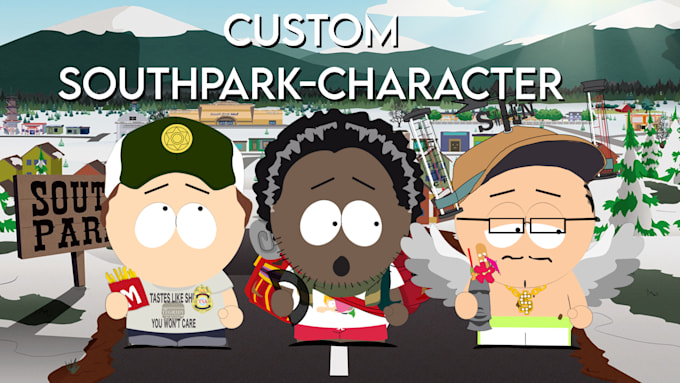 create a custom southpark character