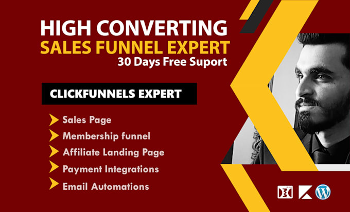 build and be your clickfunnels, kajabi, kartra and wordpress, sales page expert