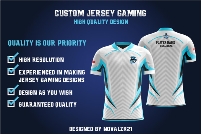 Sell jersey design for esports and 