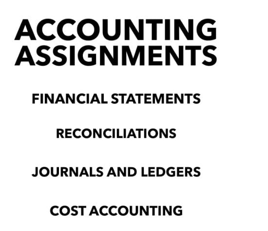 accounting assignment fiverr