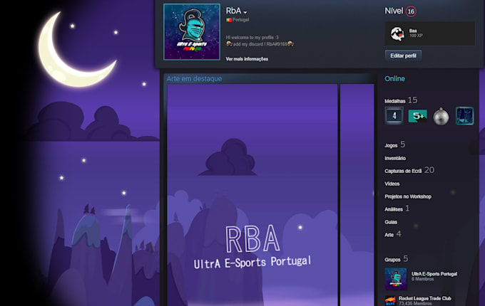 Do a simple animated steam artwork by Rafaelaraujo17 | Fiverr