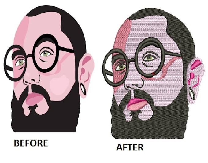 do  embroidery digitizing design into dst, pes file in 1 hour