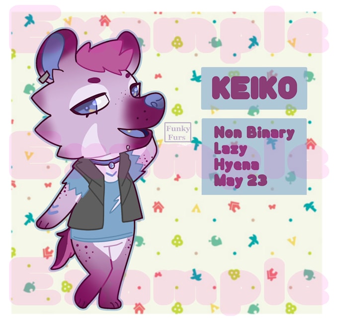 Draw you a custom image of an animal crossing character by Funkyfurs ...
