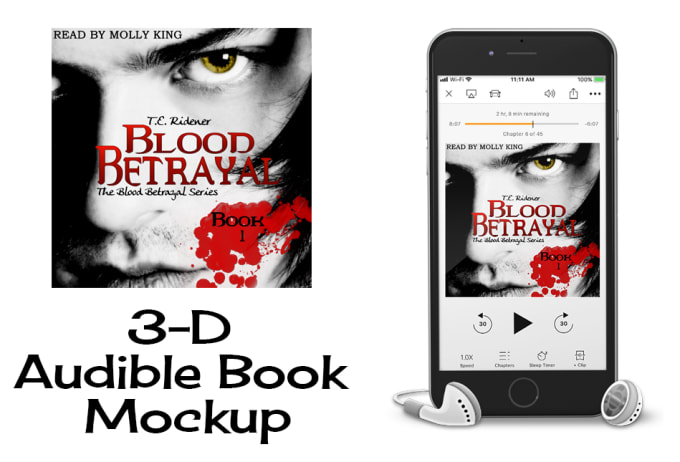 Download Create A 3d Mockup For Your Audio Book Cover By Pookie85 Fiverr