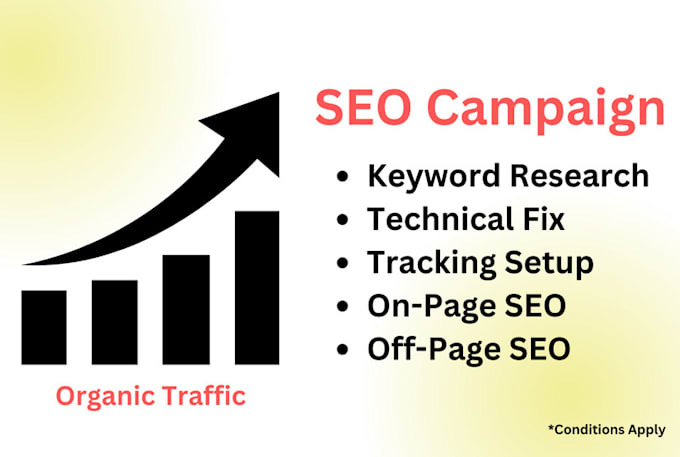 monthly run a full SEO campaign for your website