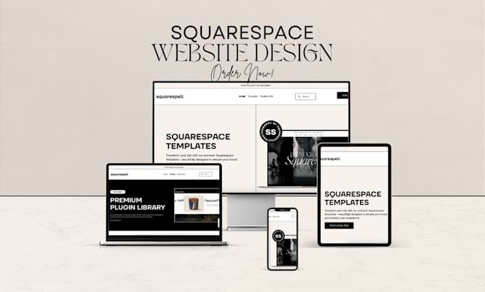 design and redesign squarespace website