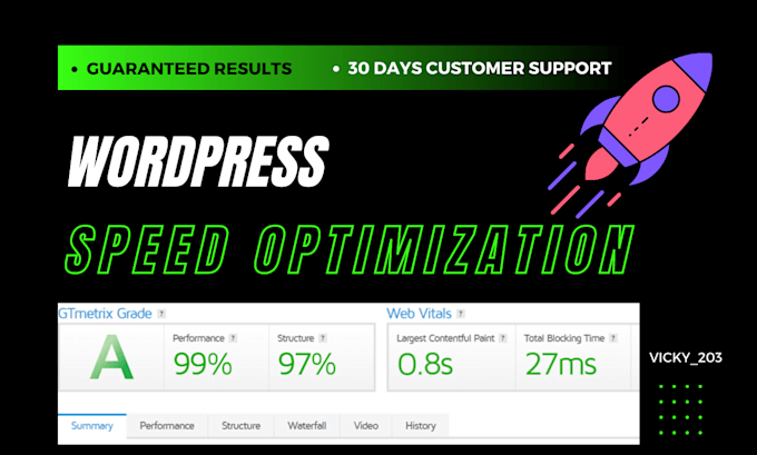 do wordpress speed optimization increase google page speed insights and gtmetrix