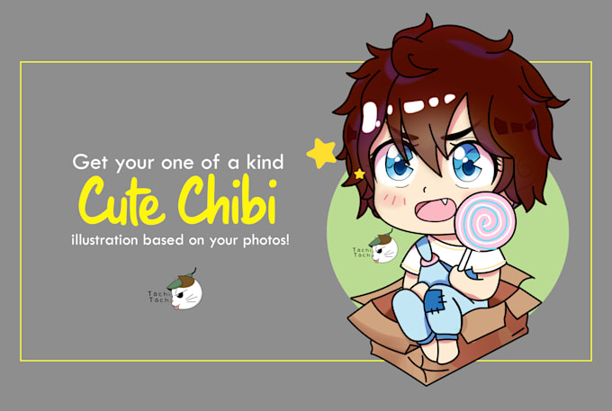 draw a cute chibi illustration for you