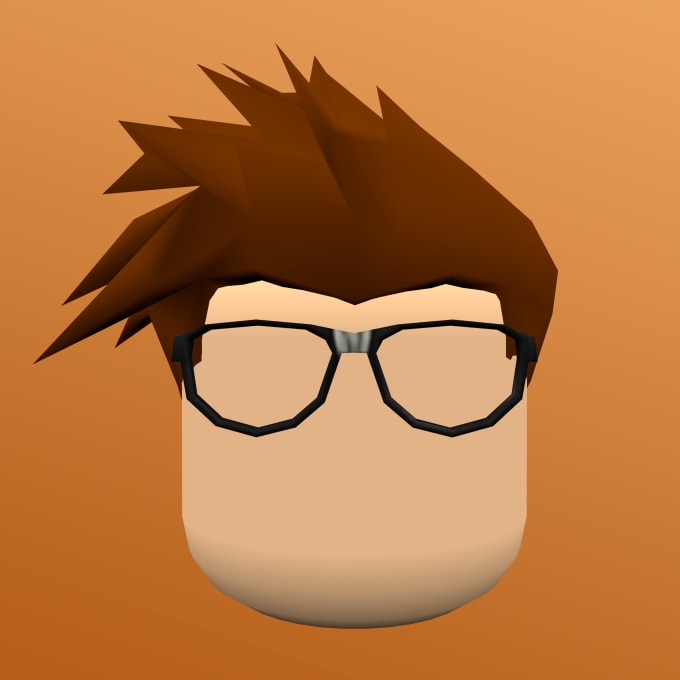 Design A 3d High Quality Roblox Profile Picture For You By Gaffal - roblox glasses on head