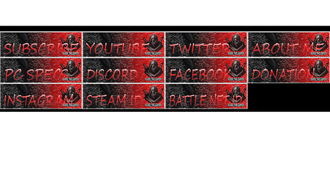 design custom twitch and kick panels