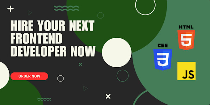 be your frontend developer and develop html landing page
