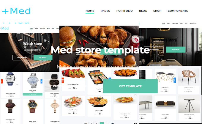 Design html, css shop template by Aliensapps | Fiverr