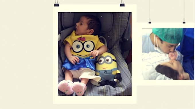 create a birthday video to your son or daughter