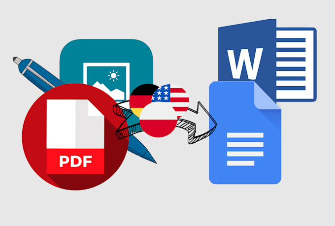 transcribe text from pdf, pictures and handwritten notes
