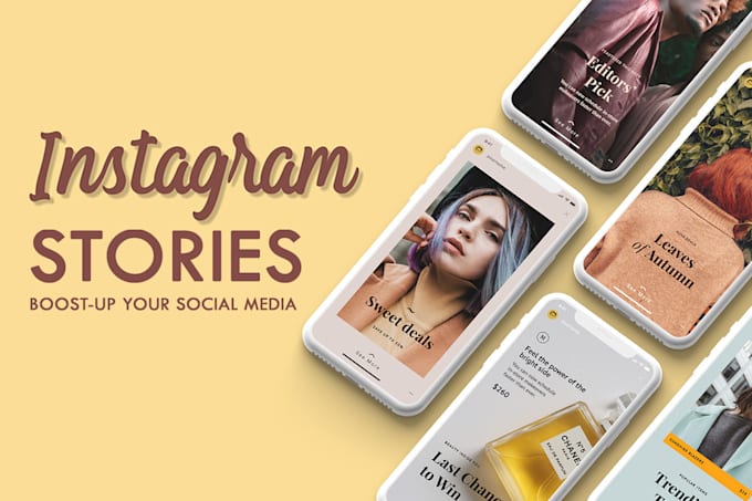 Design instagram story templates by Berkanyilmaz Fiverr