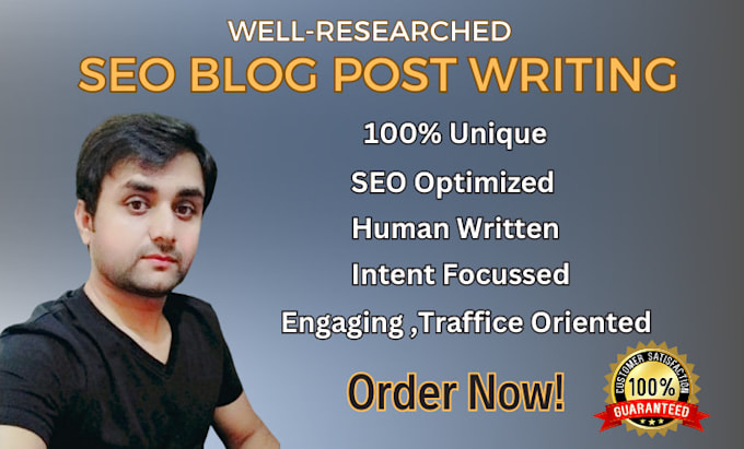 write SEO optimized blog posts and articles for your website