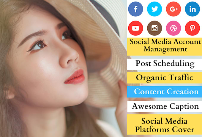 be your social media marketing manager and personal assistant