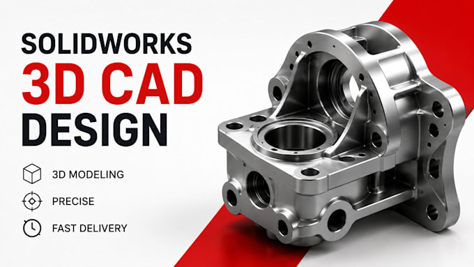 design professional 3d cad models, parts and products in solidworks