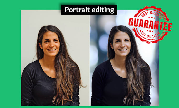 edit your portrait for linkedin, xing , job application, instagram, social media