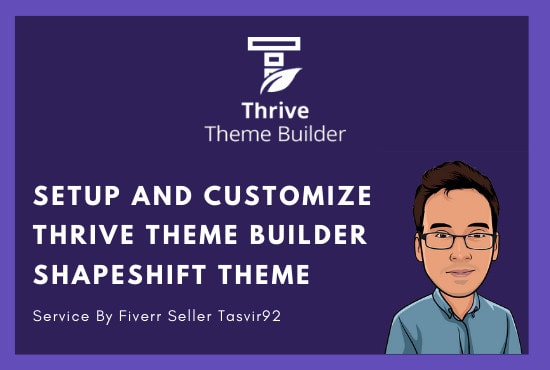 setup and customize thrive theme builder shapeshift theme
