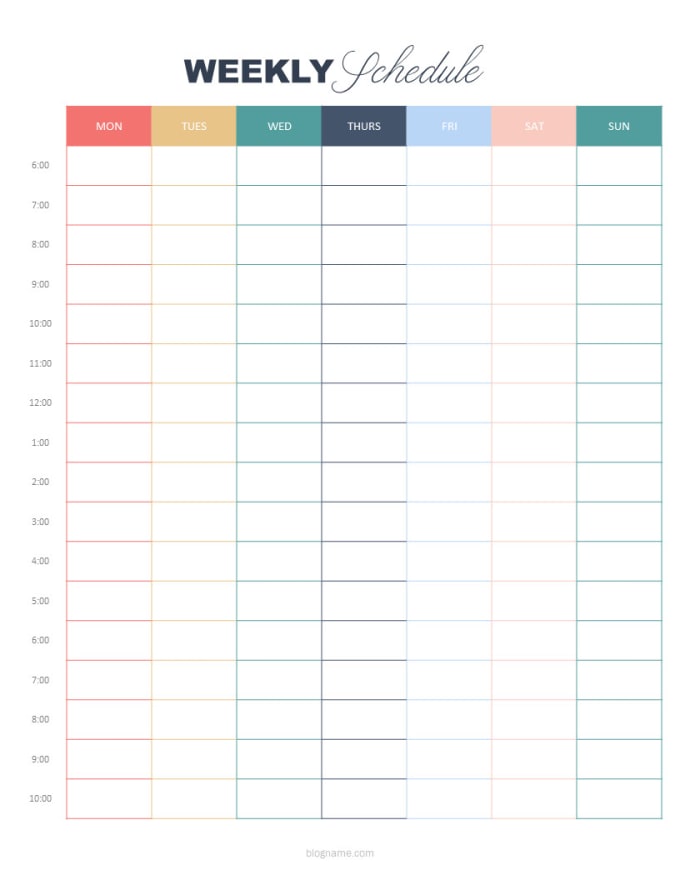 create-a-weekly-schedule-printable-by-juniperandclove-fiverr