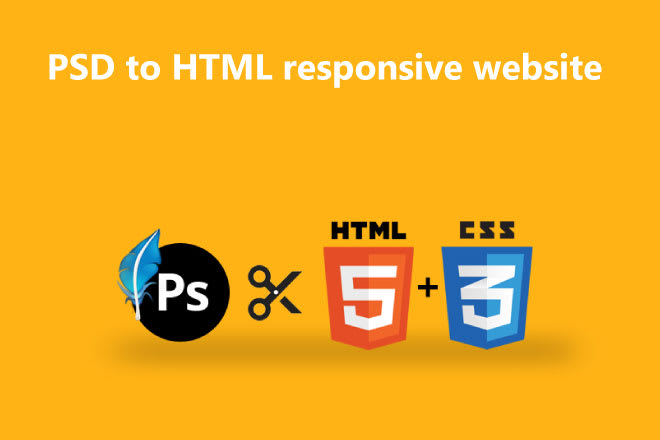 convert psd to html with responsive bootstrap