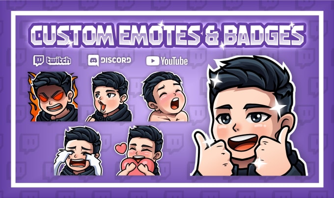 Make Animated Twitch Emote And Badge By Ezravictorio Fiverr 8187