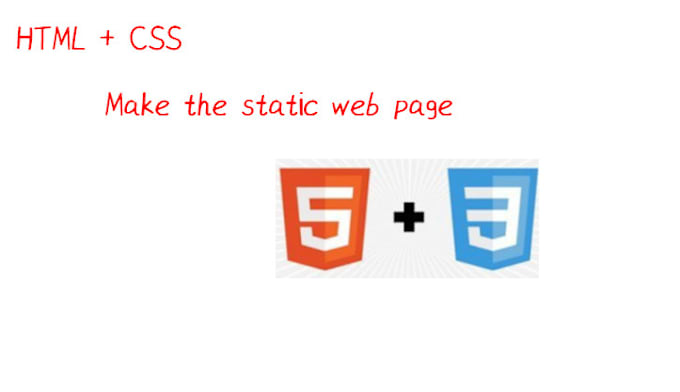 Make the static web page with html and css by Mgclleaner | Fiverr