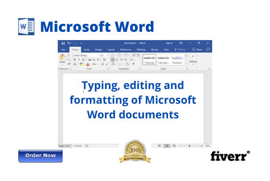 Type and format your microsoft word document within 24hrs by Janjua163 ...