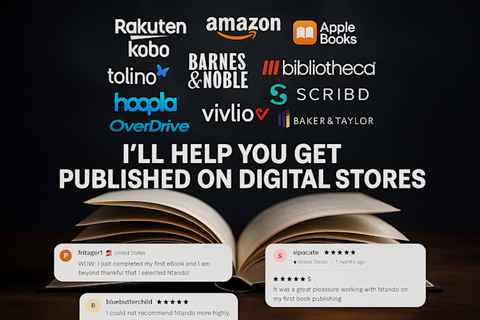 convert and publish ebook on kindle, apple, kobo barnes and noble and 11 more