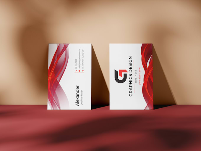 design a professional and modern business card in 24 hours